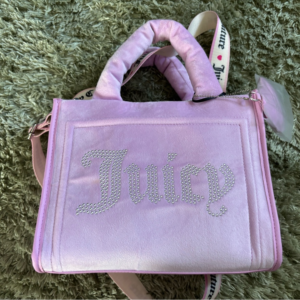 NWT Juicy Couture Light Pink Extra Spender Mini Tote